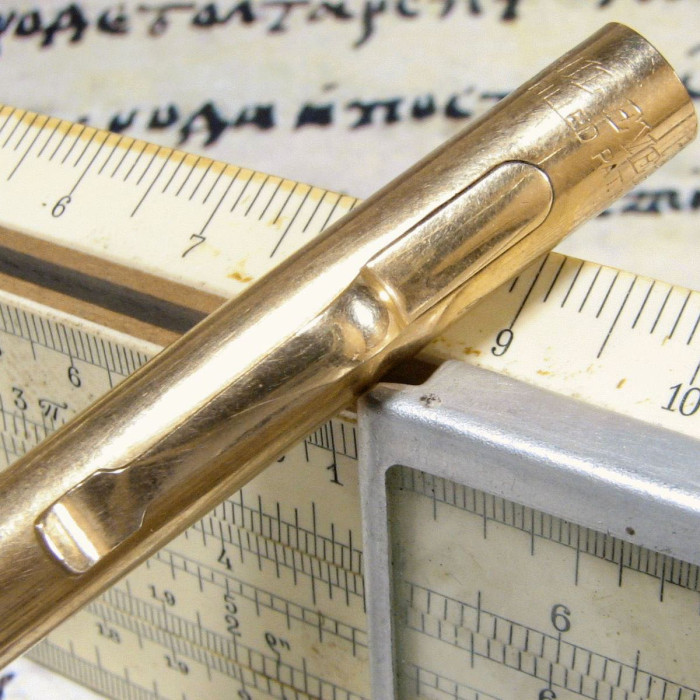 WAHL EVERSHARP Gold Filled Antique Propelling PENCIL Purley Schools Grad Award 1920s
